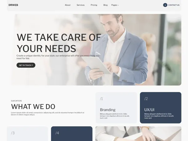 Drweb theme screenshot