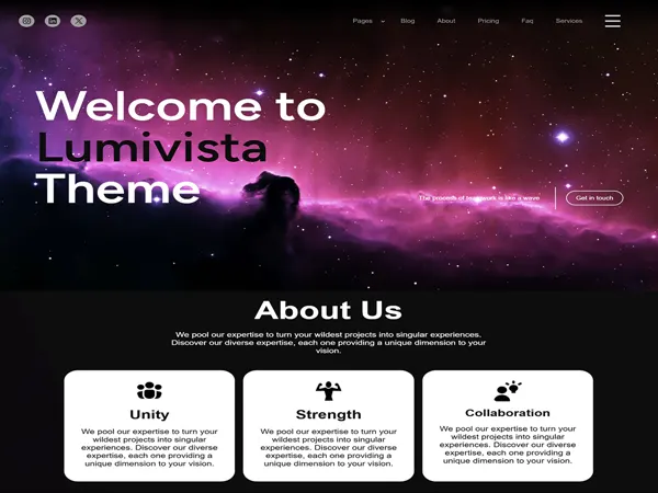 Lumivista theme screenshot